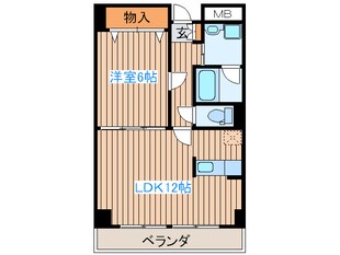 サ－クル１０ビルの物件間取画像